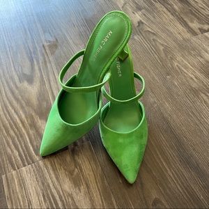 Marc Fisher Hadya Stiletto Pumps - Size 7.5 - Green